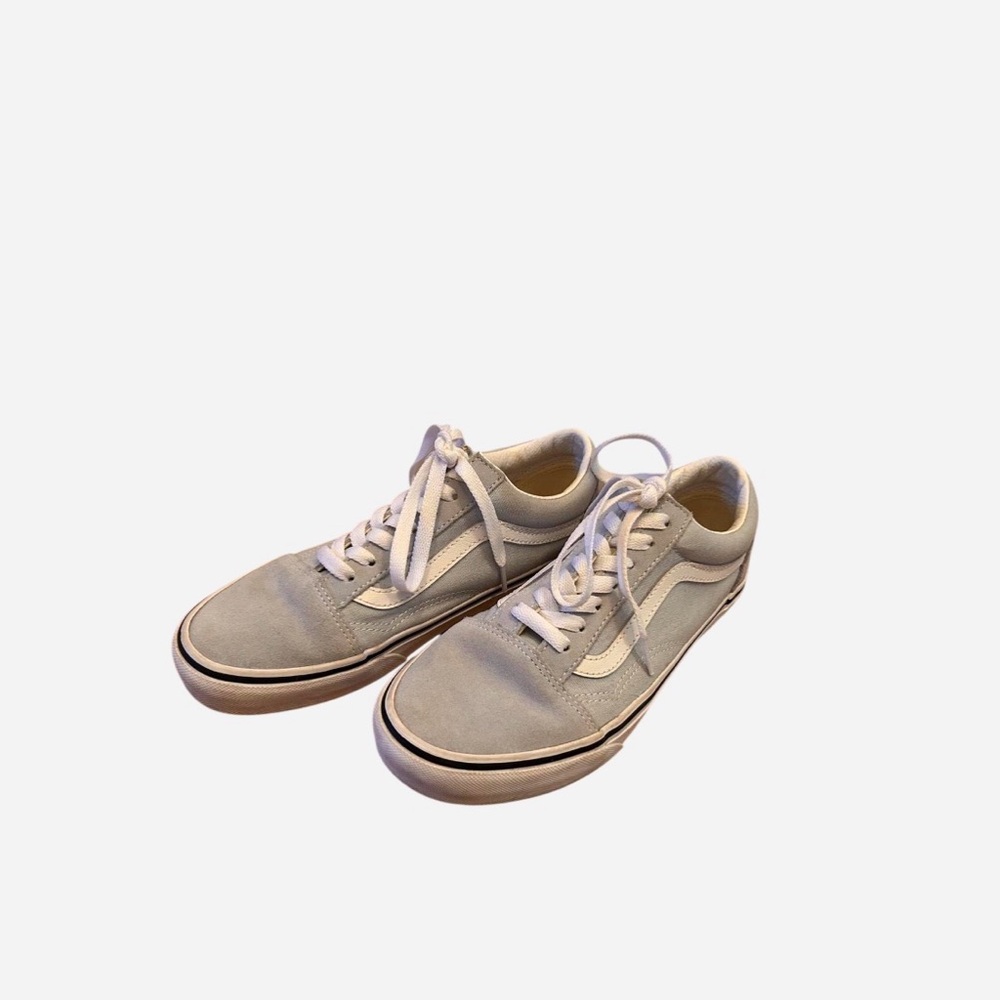 Light blue Vans Old Skool trainers